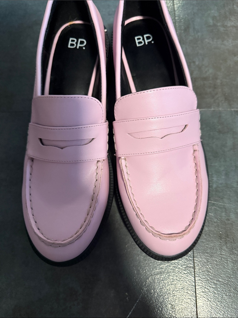 Pink loafers by BP Nordstrom